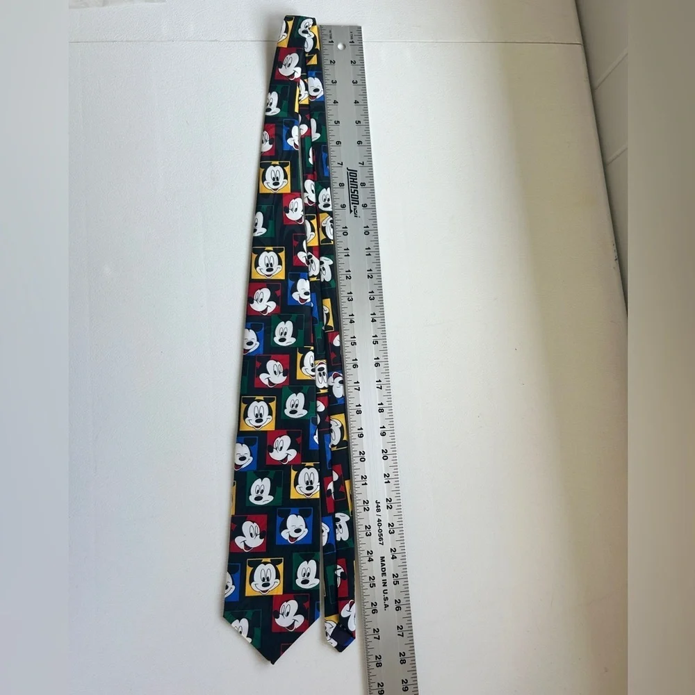 Disney Vintage Mickey Mouse Neck Tie Made In USA